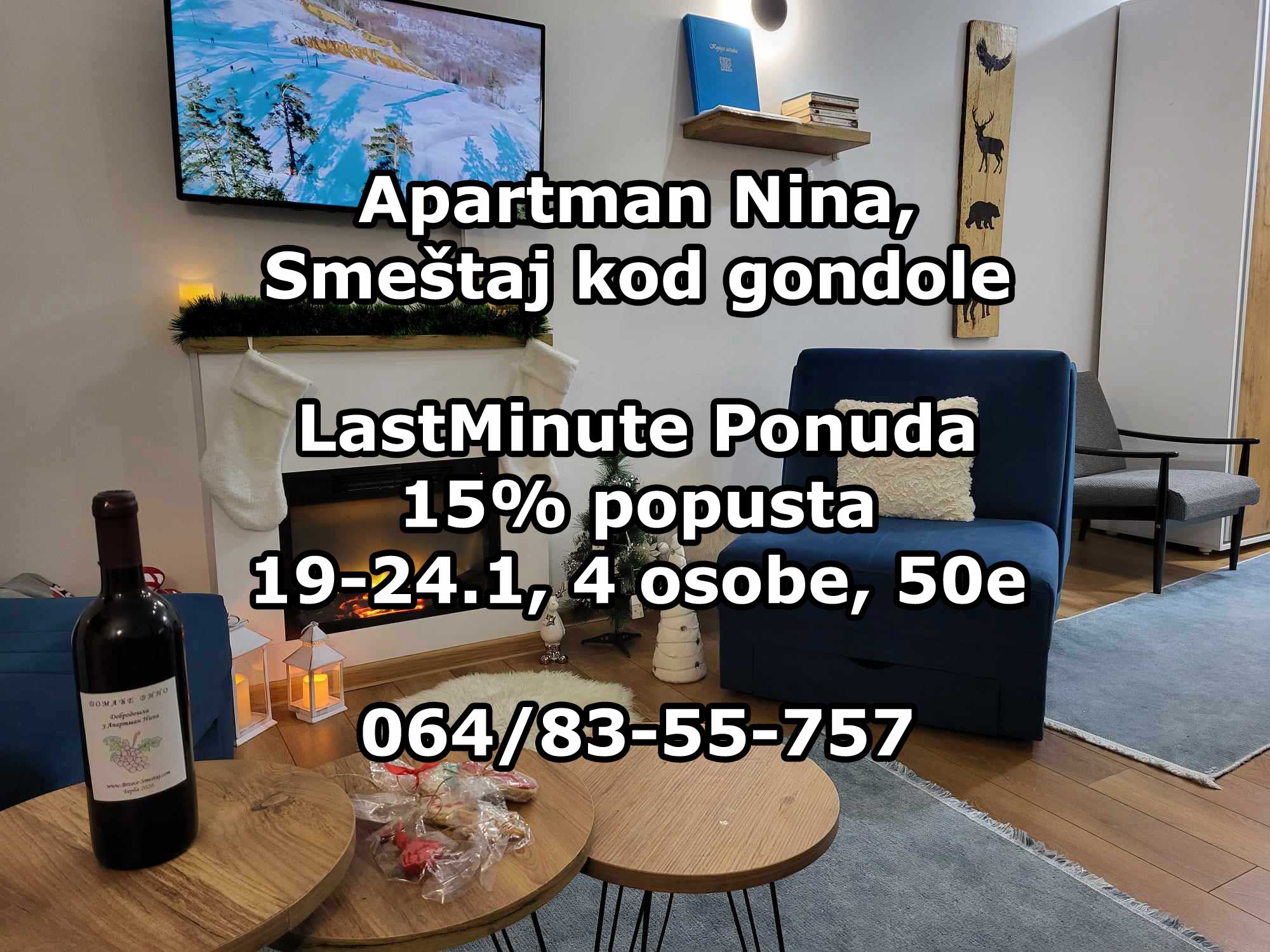 LastMinute Ponuda - Apartman Nina Brzece - smestaj kod gondole, 50e najam apartmana